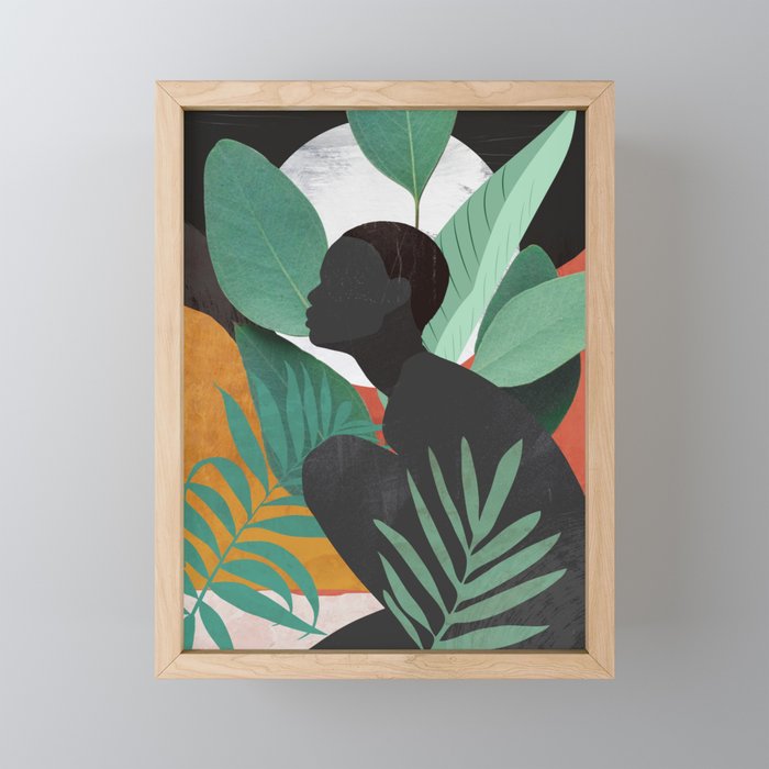 Tropical Girl 11 Mini Art Print Gallery Image 1