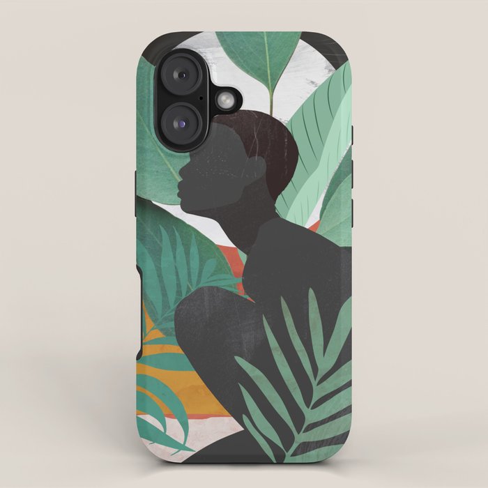 Tropical Girl 11 iPhone Case Gallery Image 1