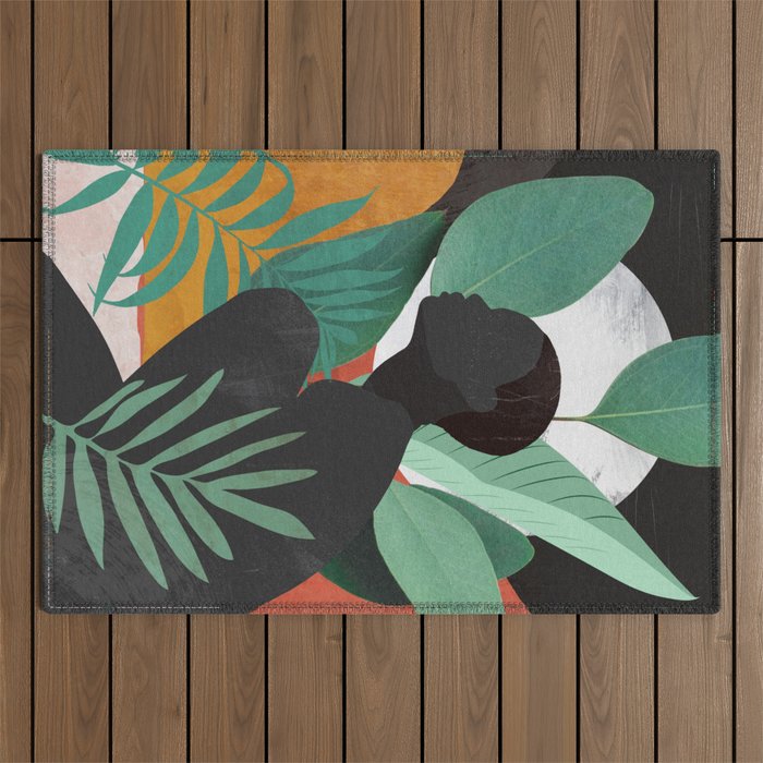 Tropical Girl 11 Outdoor Rug Gallery Image 1