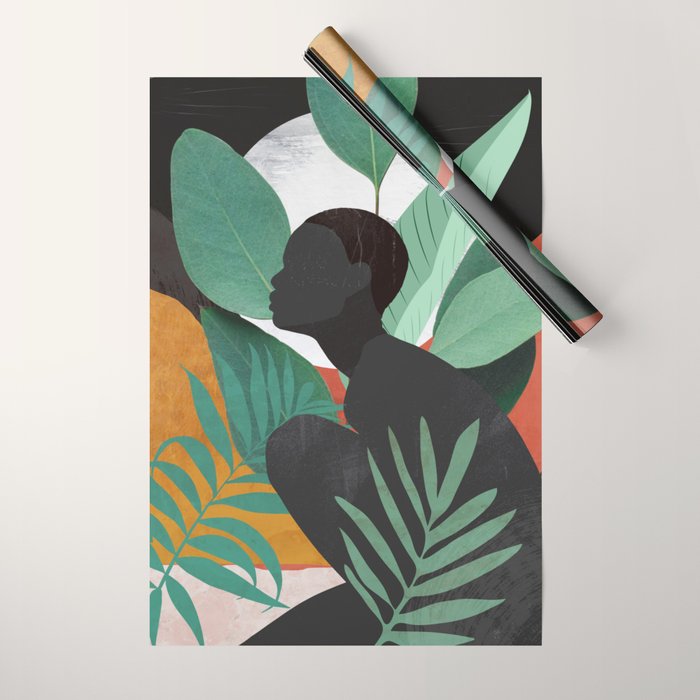Tropical Girl 11 Wrapping Paper Gallery Image 1