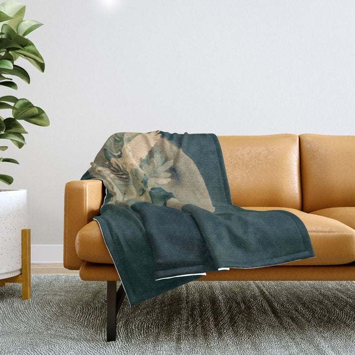 Moonlight Lady Throw Blanket Gallery Image 1
