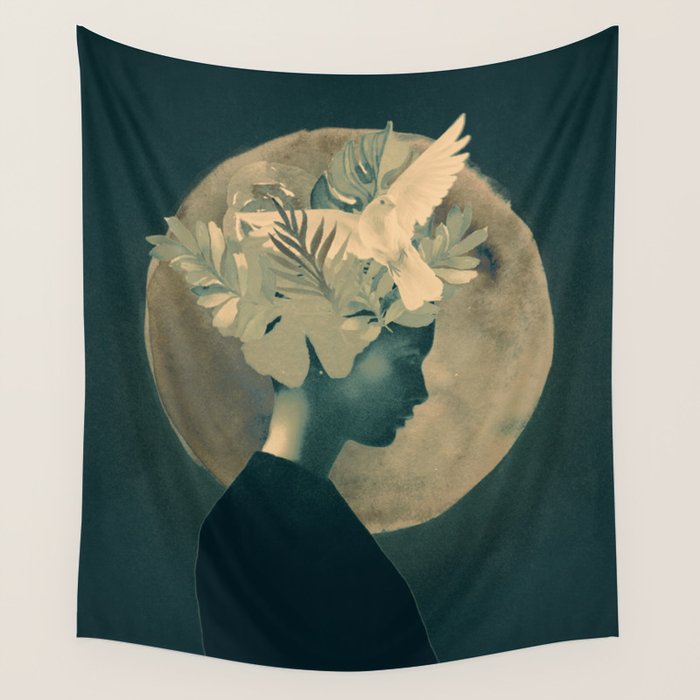 Moonlight Lady Wall Tapestry Gallery Image 4