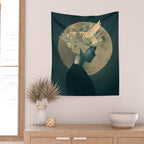 Moonlight Lady Wall Tapestry Gallery Image 2