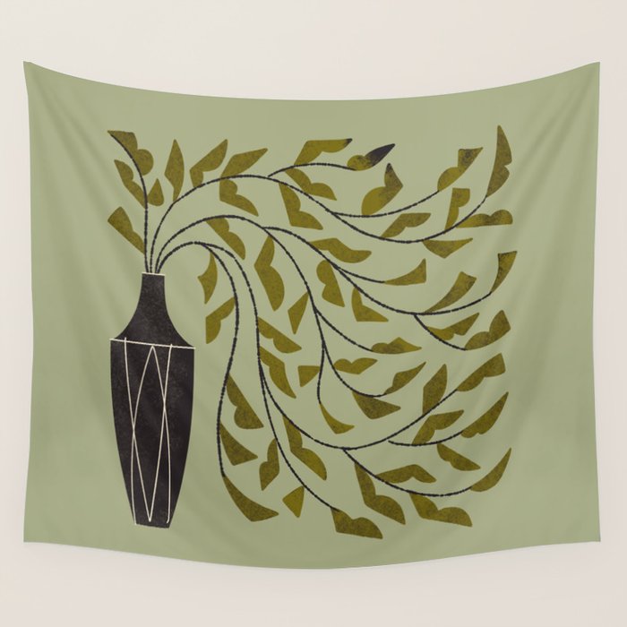 Many Leaf Bouquet Wall Tapestry Gallery Image 4
