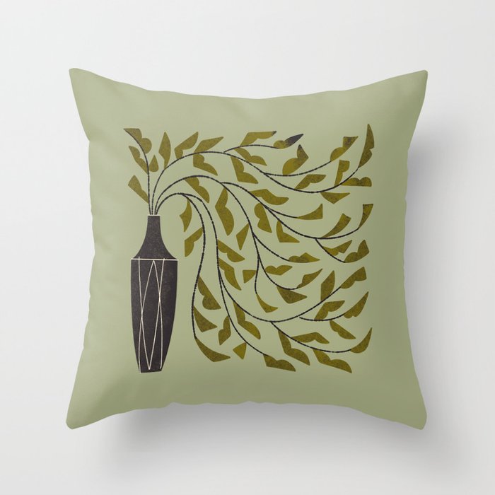 Many Leaf Bouquet Throw Pillow Gallery Image 6