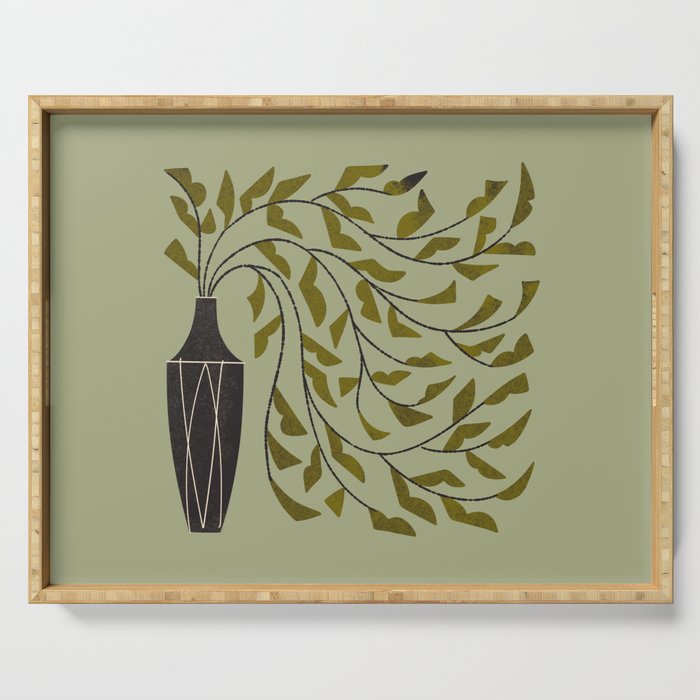 Many Leaf Bouquet Serving Tray Gallery Image 1
