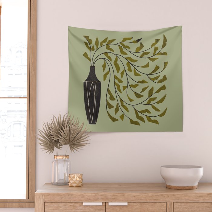 Many Leaf Bouquet Wall Tapestry Gallery Image 2