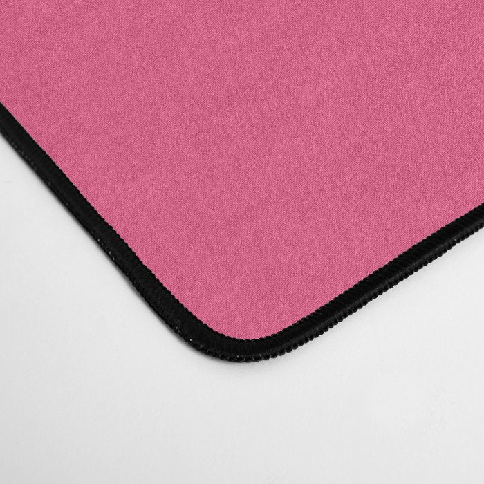 Maximal Hot Pink Solid Color Desk Mat Gallery Image 4