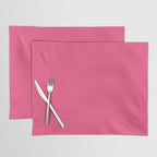 Maximal Hot Pink Solid Color Placemat Gallery Image 1