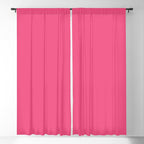 Maximal Hot Pink Solid Color Window Curtain Gallery Image 5