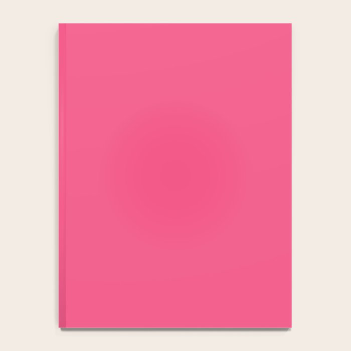 Maximal Hot Pink Solid Color Notebook Gallery Image 4