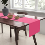 Maximal Hot Pink Solid Color Table Runner Gallery Image 2