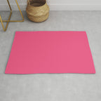 Maximal Hot Pink Solid Color Rug Gallery Image 1