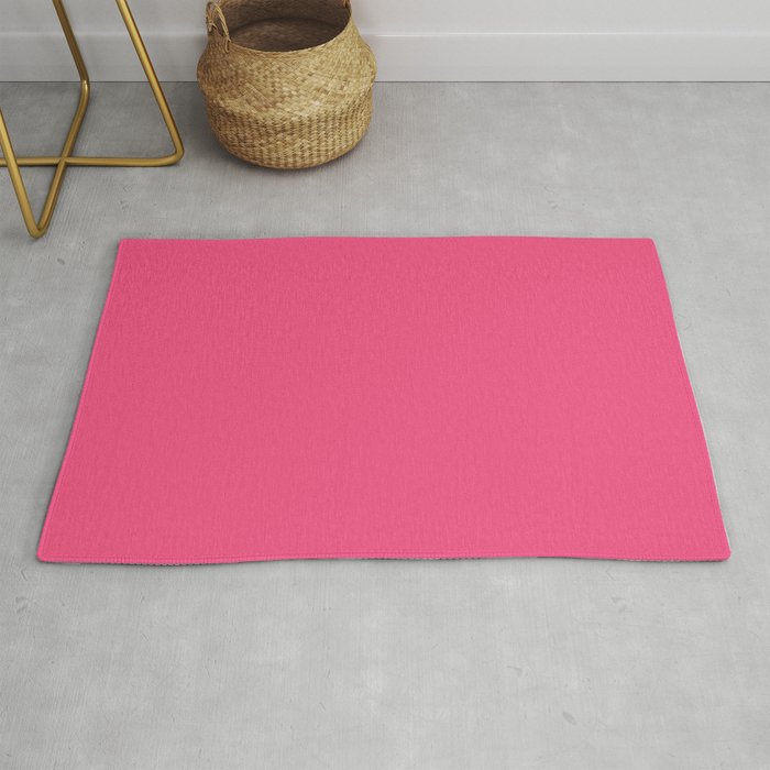 Maximal Hot Pink Solid Color Rug Gallery Image 1