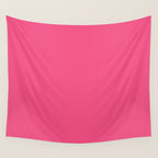 Maximal Hot Pink Solid Color Wall Tapestry Gallery Image 4