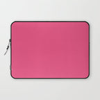 Maximal Hot Pink Solid Color Laptop Sleeve Gallery Image 1