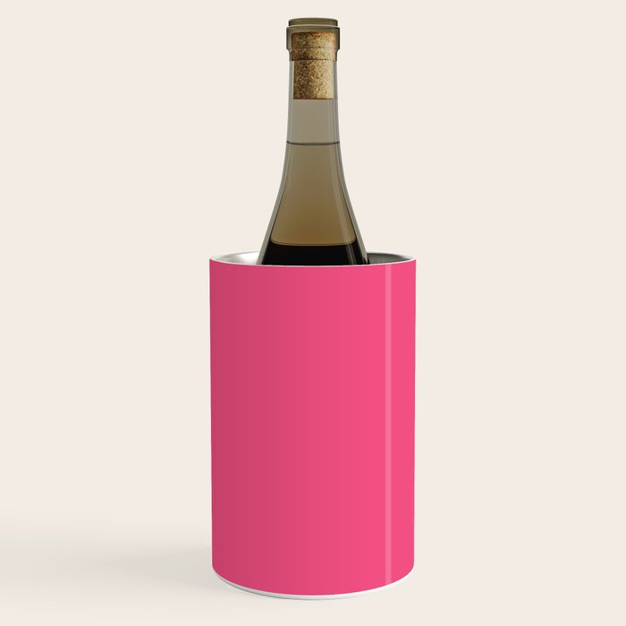 Maximal Hot Pink Solid Color Wine Chiller Gallery Image 2