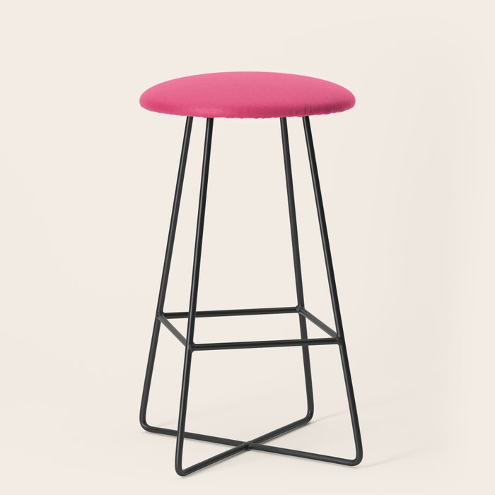 Maximal Hot Pink Solid Color Stool Gallery Image 1