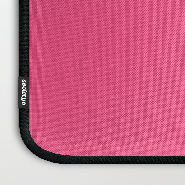 Maximal Hot Pink Solid Color Laptop Sleeve Gallery Image 3