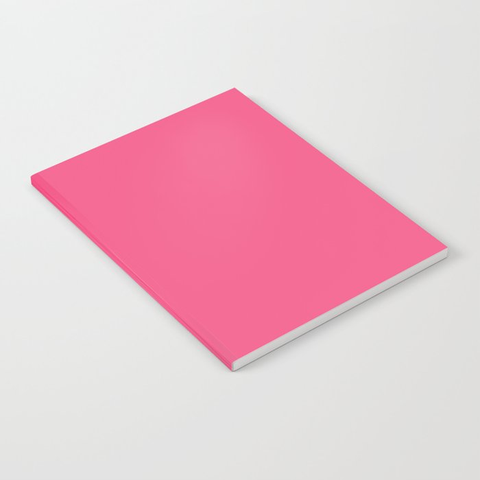 Maximal Hot Pink Solid Color Notebook Gallery Image 2