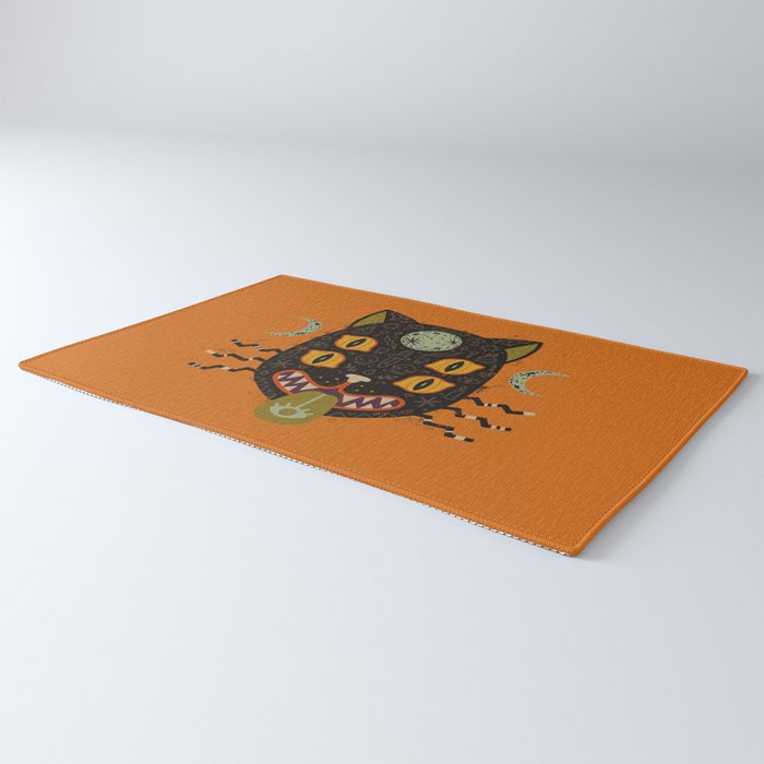 Spooky Cat Rug Gallery Image 3