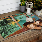 Hello Fish Outdoor Rug Gallery Image 2