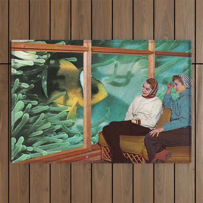 Hello Fish Outdoor Rug Gallery Image 1