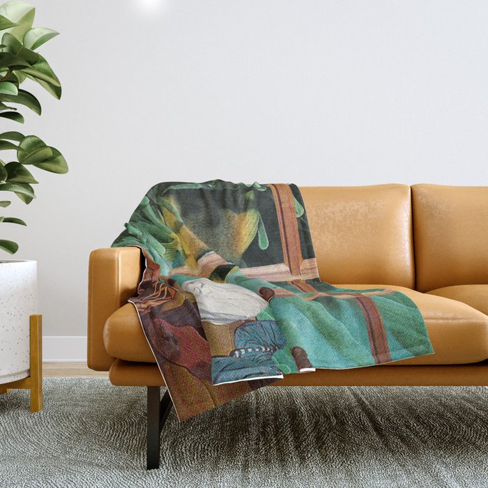 Hello Fish Throw Blanket Gallery Image 1