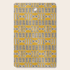 Handcut Geometry - Mustard Cutting Board Gallery Image 1