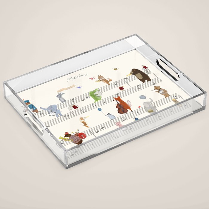 little song Acrylic Tray Gallery Image 1