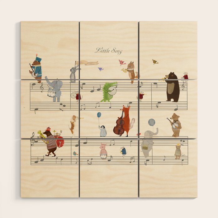 little song Wood Wall Art Gallery Image 1