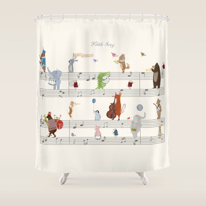 little song Shower Curtain Gallery Image 1