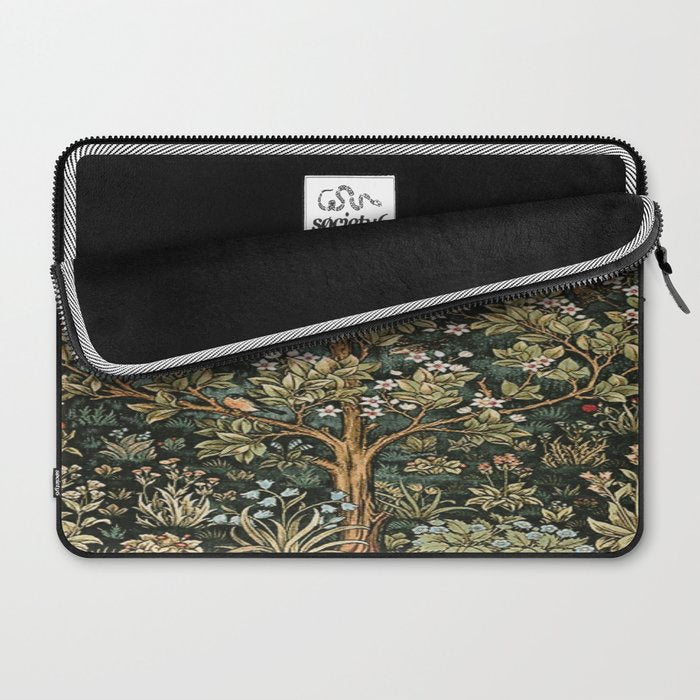 William Morris Tree Of Life, Morris floral, No 4. Laptop Sleeve Gallery Image 2