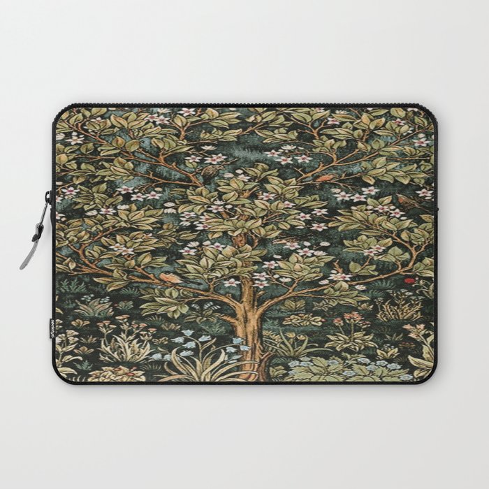William Morris Tree Of Life, Morris floral, No 4. Laptop Sleeve Gallery Image 1