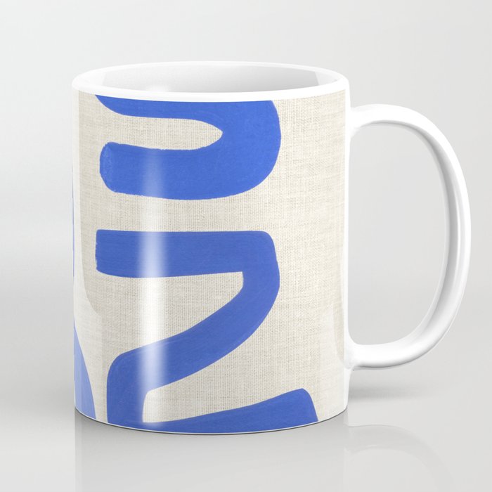 Blue Zig Wiggles Coffee Mug Gallery Image 1