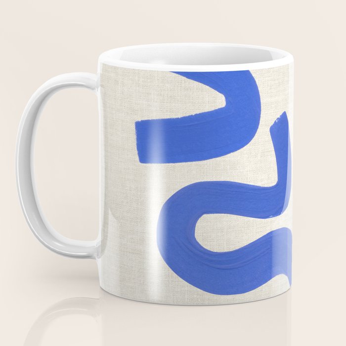 Blue Zig Wiggles Coffee Mug Gallery Image 3