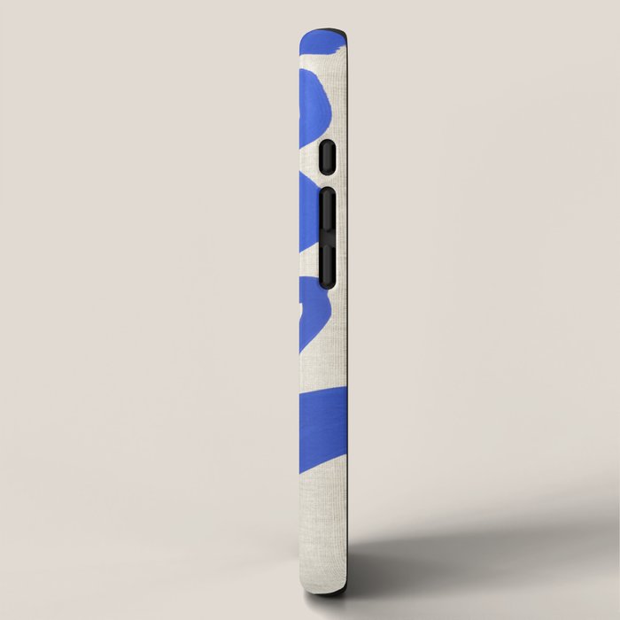 Blue Zig Wiggles iPhone Case Gallery Image 2