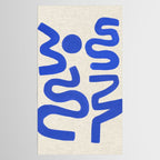 Blue Zig Wiggles Tablecloth Gallery Image 2