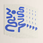 Blue Zig Wiggles Wrapping Paper Gallery Image 3