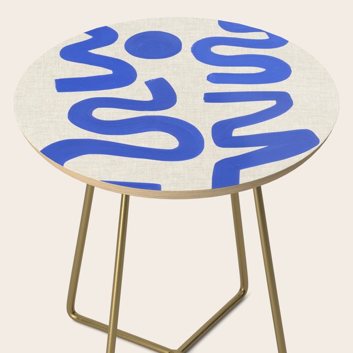Blue Zig Wiggles Side Table Gallery Image 2