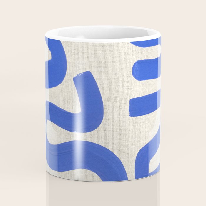 Blue Zig Wiggles Coffee Mug Gallery Image 4