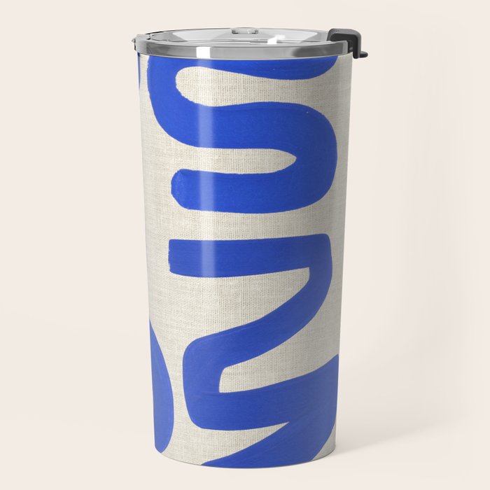 Blue Zig Wiggles Travel Mug Gallery Image 2