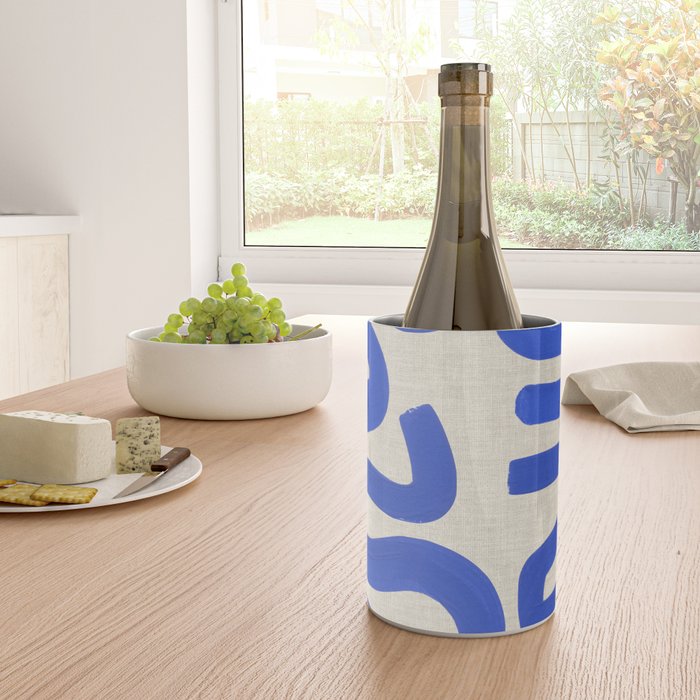 Blue Zig Wiggles Wine Chiller Gallery Image 4