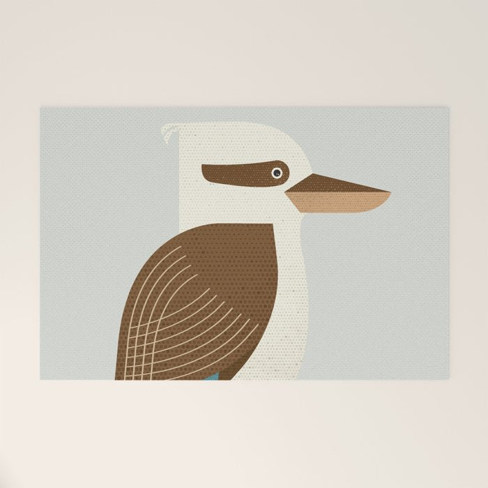 Whimsy Laughing Kookaburra Welcome Mat Gallery Image 1