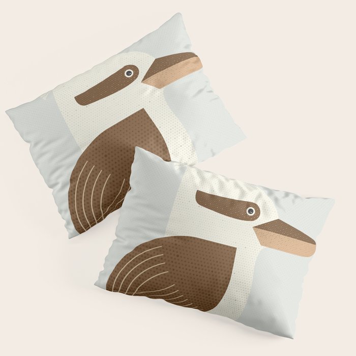 Whimsy Laughing Kookaburra Pillow Sham Gallery Image 1