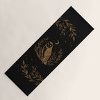 Owl Moon - Gold Yoga Mat Gallery Image 1