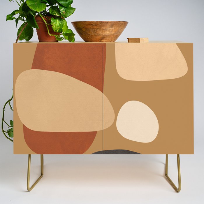Abstract Minimal Art 3 Credenza Gallery Image 1