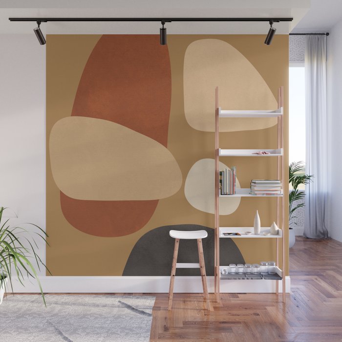 Abstract Minimal Art 3 Wall Mural Gallery Image 1