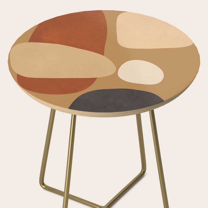 Abstract Minimal Art 3 Side Table Gallery Image 2