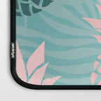 Summer, Pineapple Art, Pink, Turquoise, Teal Laptop Sleeve Gallery Image 3